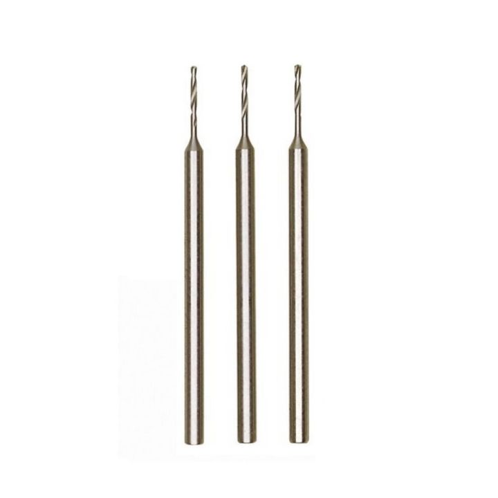 Borar 3stk HHS Tungsten 0.8mm Proxxon