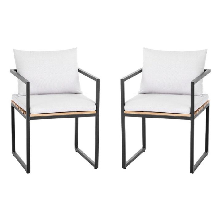 Garðstóll 2 stk Sensum Eksjö svartur