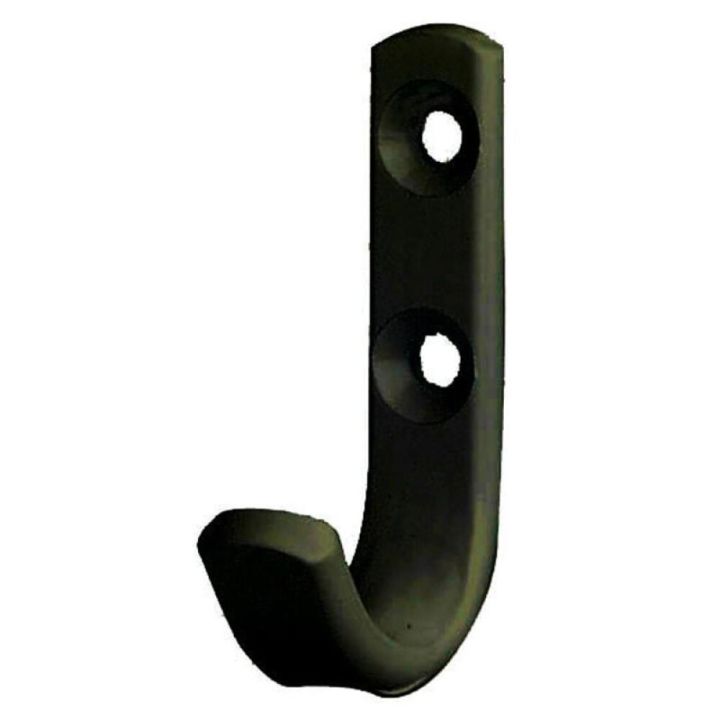 Fatakrókur 20x58x13mm PN matt svart