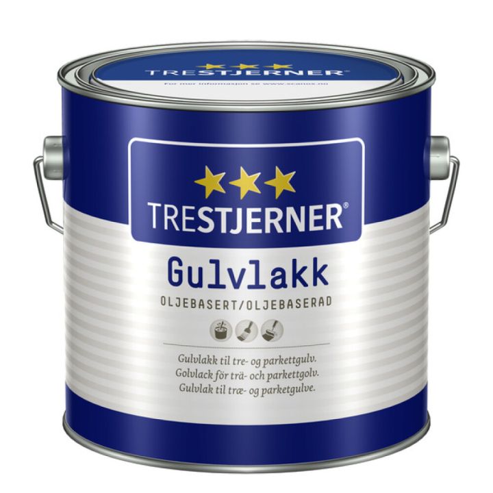 Gólflakk Olíugrunnað glært 3L Jotun