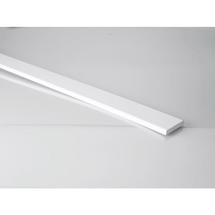 Vegglisti 55x9,5x2500 mm Primo hvítur