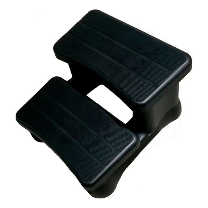 Trappa 2 þrep Denform svört