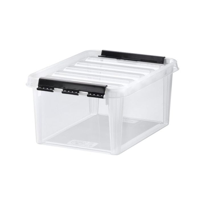Plastkassi með loki 8L SmartStore Classic 10 glær 