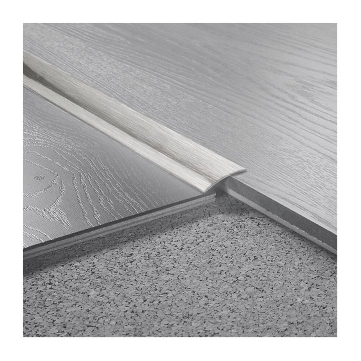 Frágangslisti samskeyta 90x3cm Logoclic matt stál