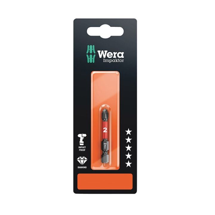 Skrúfbiti PH2 1/4" 25 mm Wera 851/4 IMP DC