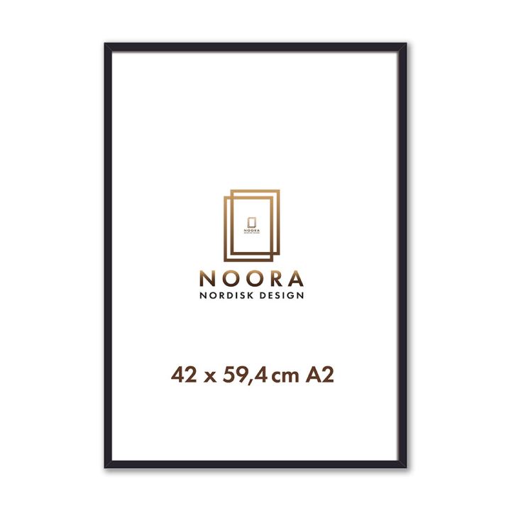 Myndarammi 42x59,4 cm Noora fura svartur