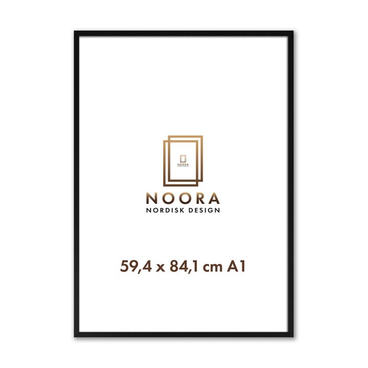 Myndarammi 59,4x84,1 cm Noora fura svartur