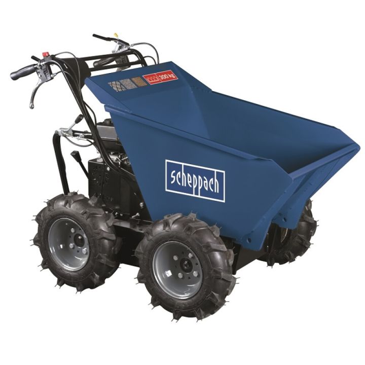 Hjólbörur bensín 6,5 hö Scheppach DP3000 hámark 300 kg