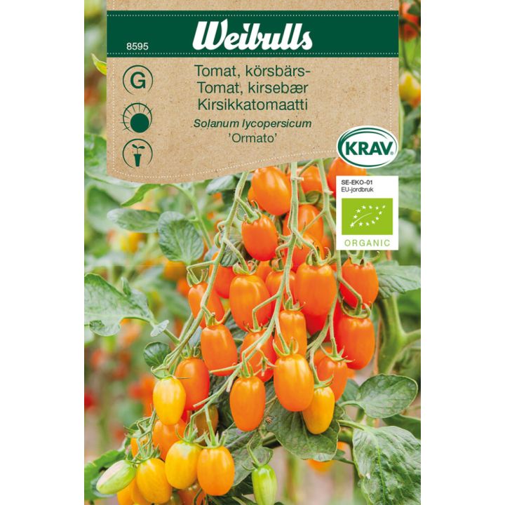 Grænmetisfræ tómatar Krav Ormato Weibulls