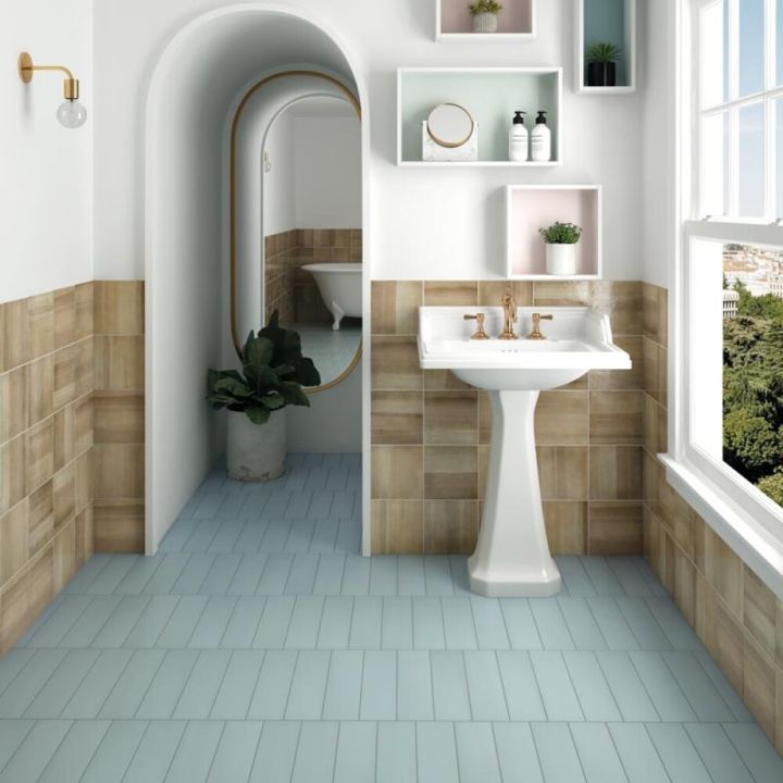 Gólf- & Veggflísar Ajour 9,2X36,8cm 0,65m² powder blue