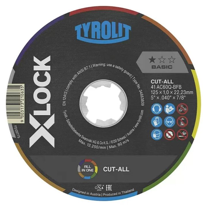 Skurðarskífa 125mm Craftomat multi X-Lock