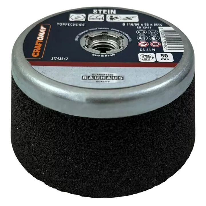 Slípibolli 110/90x55xM14 C24 Craftomat steinn