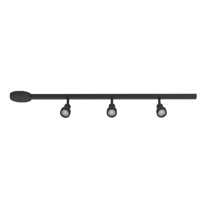 Kastarar 3xGU10 EasyT 102cm svart