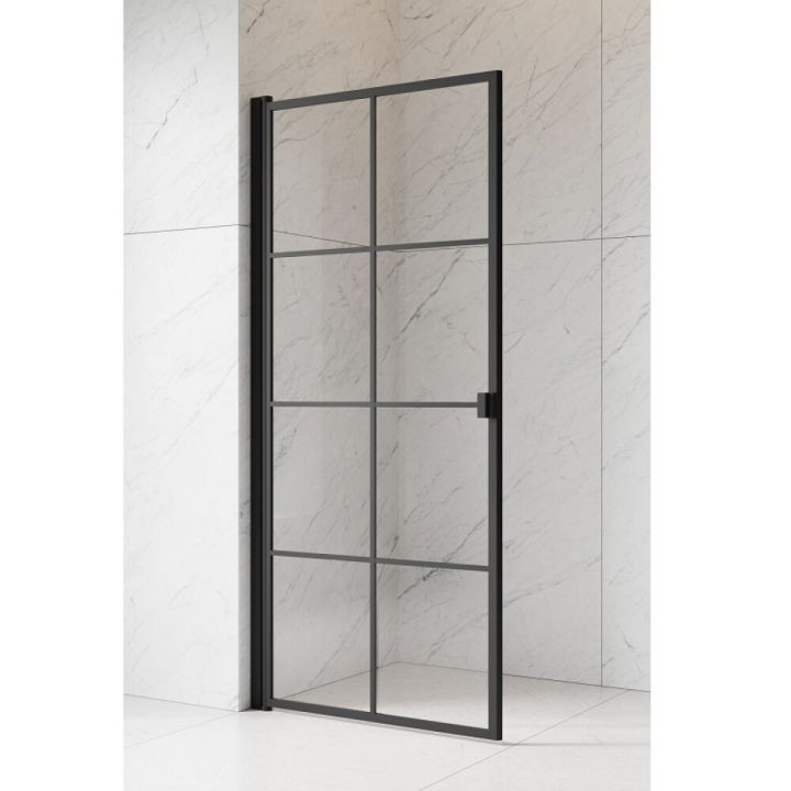 Sturtuhurð 86-87,5x195 cm Camargue Stockholm svart