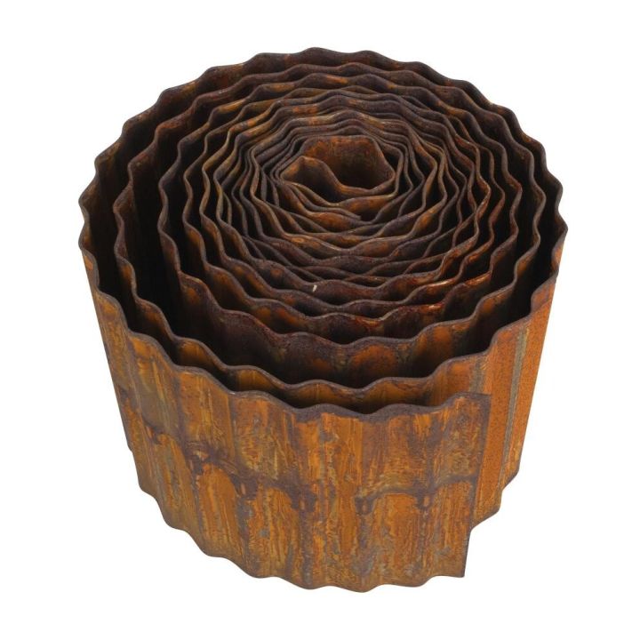 Beðkantur 16 cm x 5m Home>it ryðgaður