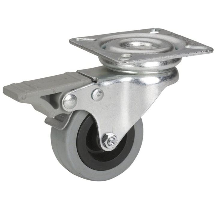 Snúningshjól með bremsu 50x20 mm Stabilit 45 kg