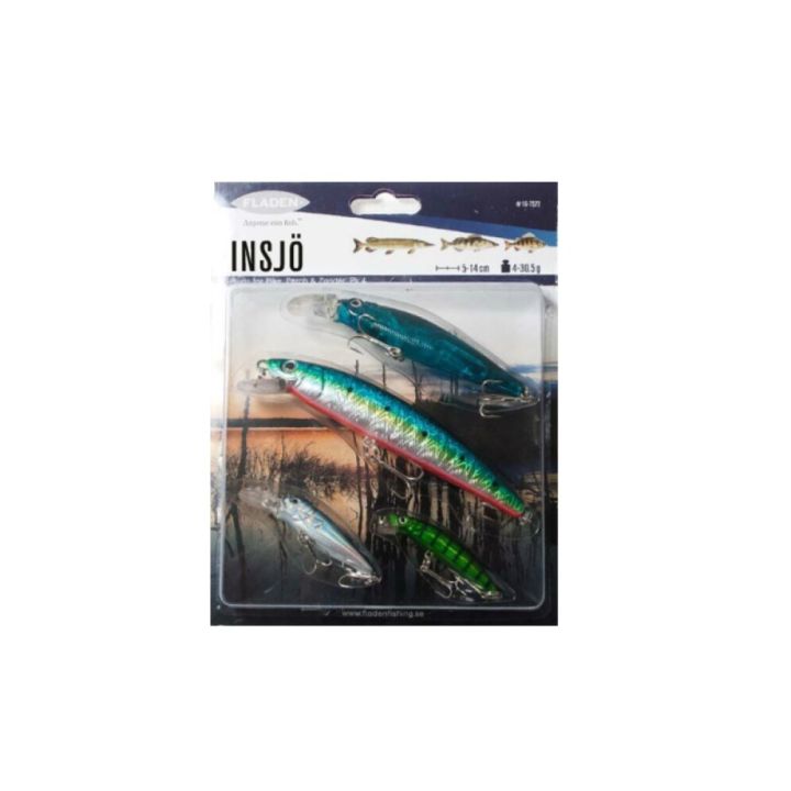 Spúnar 4-30,5g 4 stk Fladen Fishing
