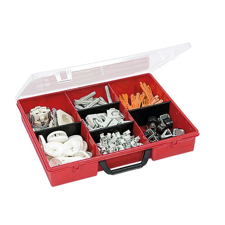 Smáhlutabox 365x290x65 mm 7 hólf Wisent