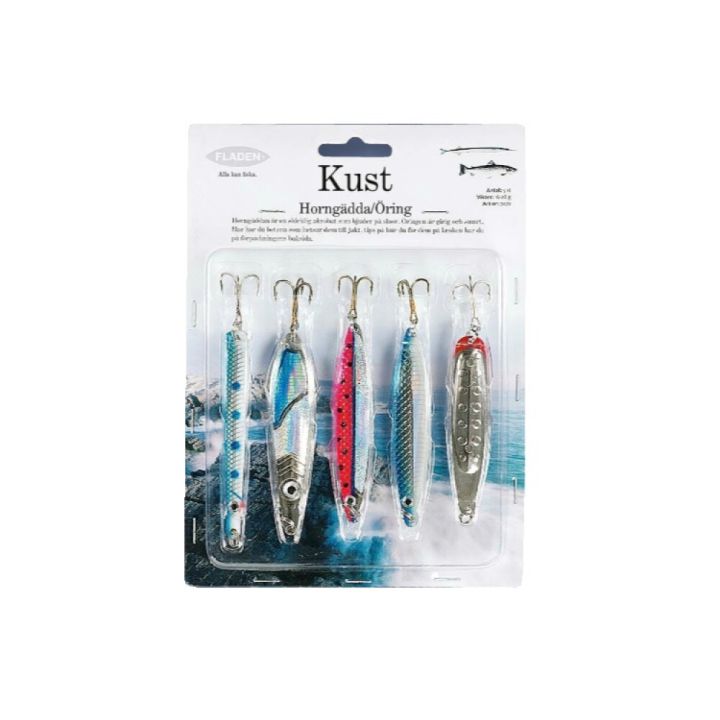 Spúnar 16-28g 5 stk Fladen Fishing