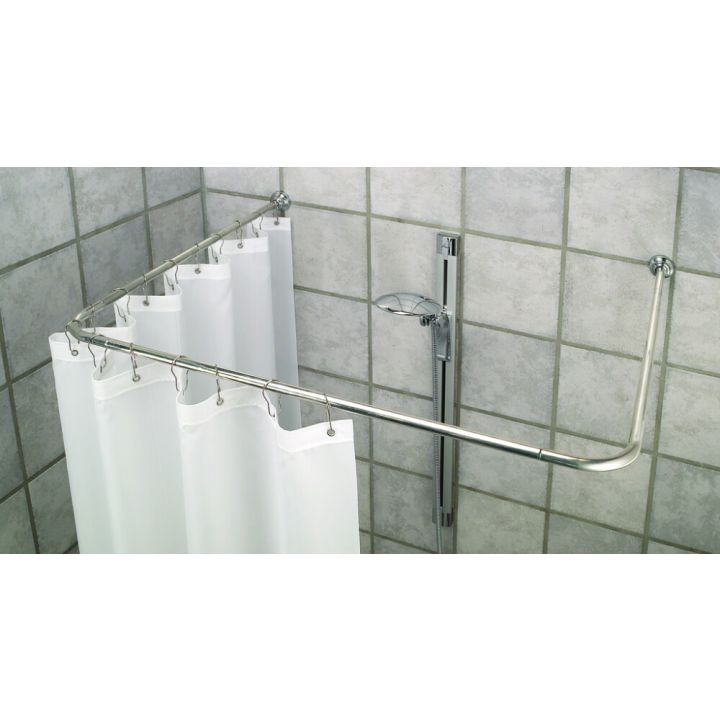 Stöng fyrir sturtuhengi Universal Debel króm