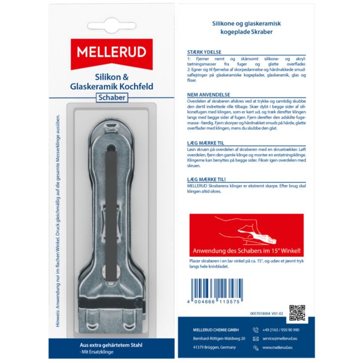 Skafa fyrir helluborð Mellerud aukablað