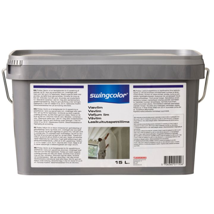 Veggfóðurslím 15L SwingColor