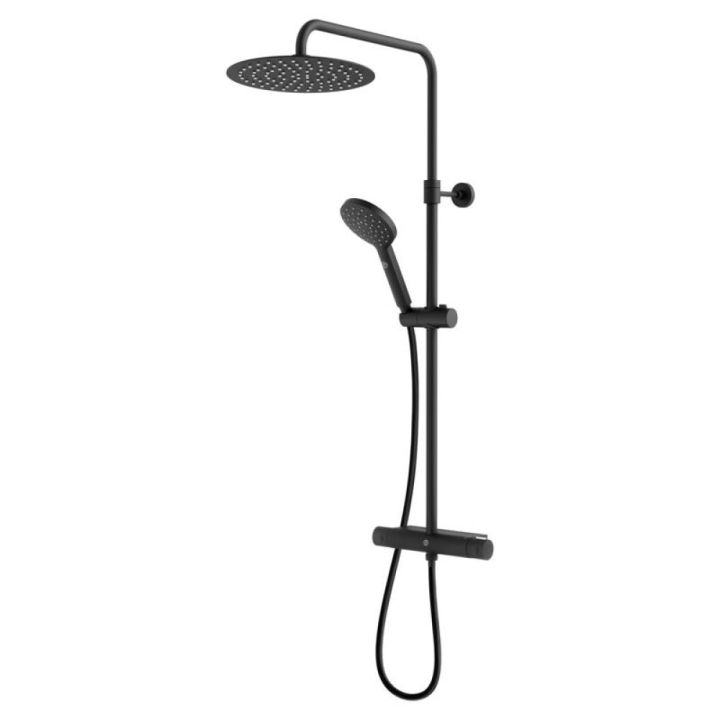 Sturtusett rúnað Gustavsberg Skandic matt svart