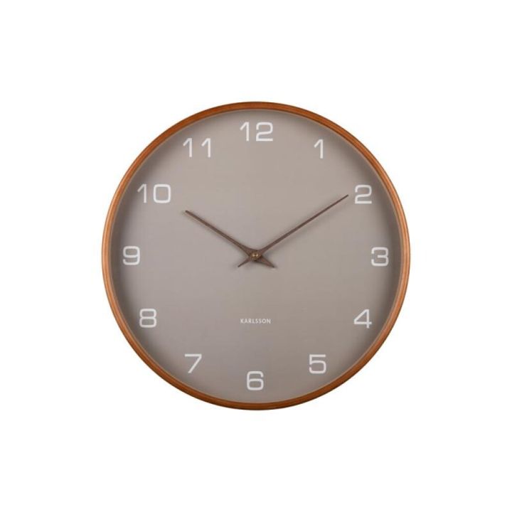 Veggklukka Acento Ø40cm grá