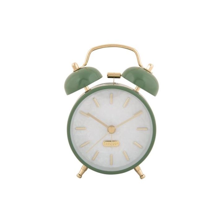 Vekjaraklukka Pearl Glow Ø8cm græn