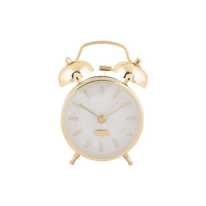 Vekjaraklukka Pearl Glow Ø8cm gyllt
