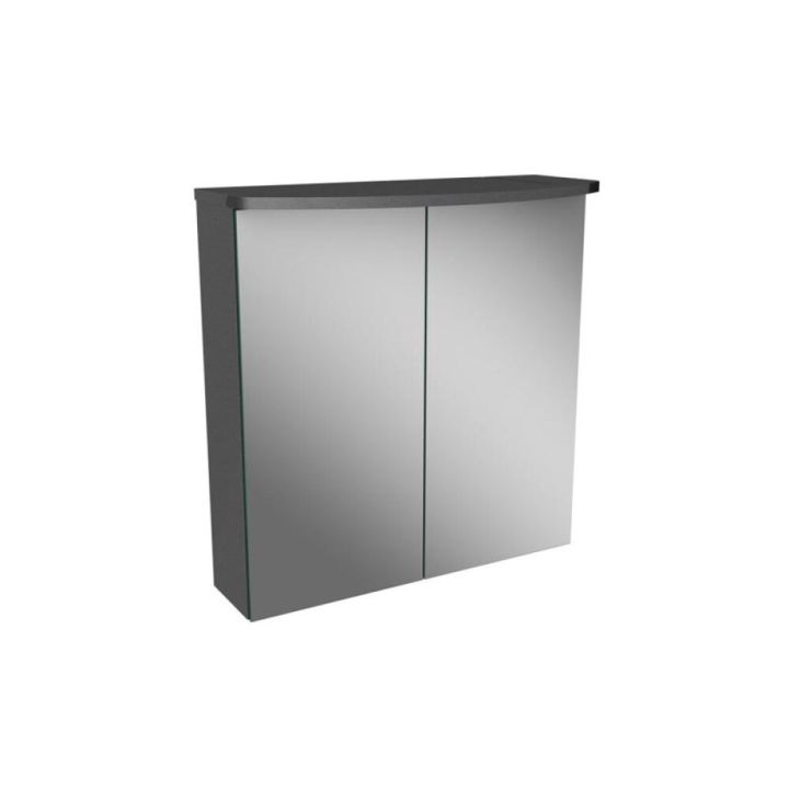 Speglaskápur LED Stella Camargue 60x70x15,5mm grár