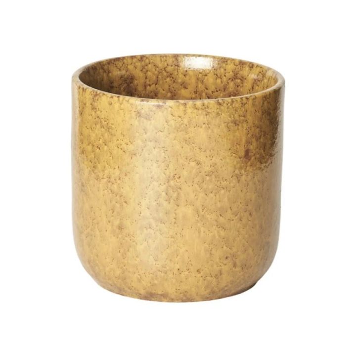 Blómapottur Nuna Ø16cm gulur Lauvring