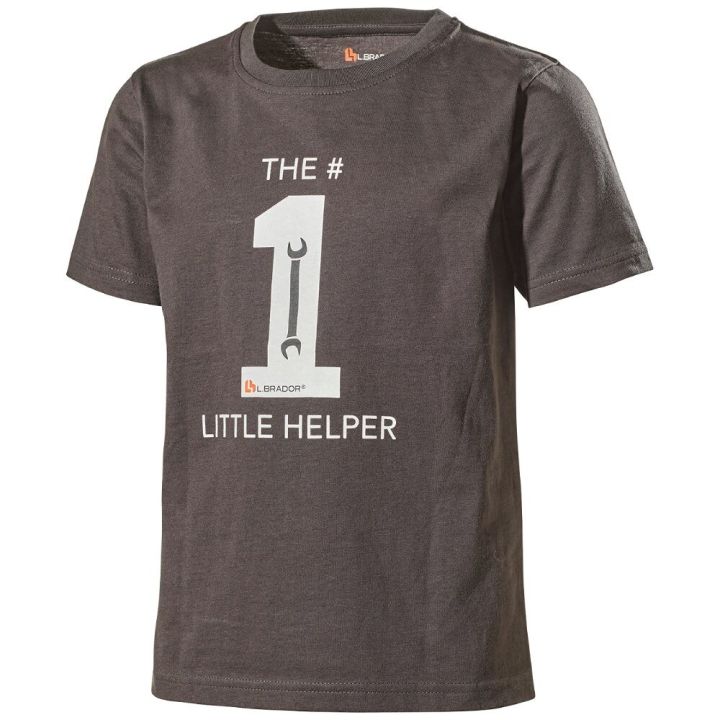 Stuttermabolur barna grár 6066B