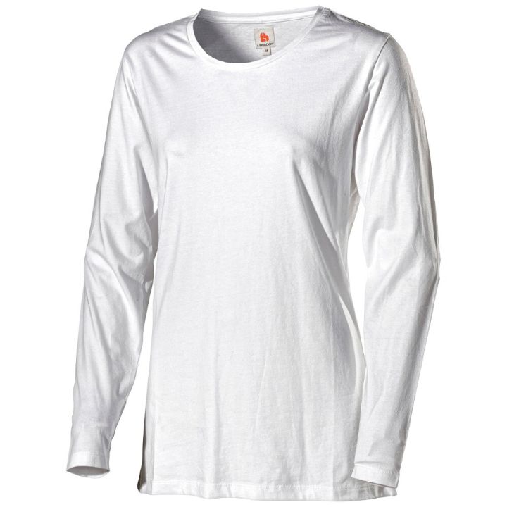 Síðermabolur kvenna hvítur 6015B