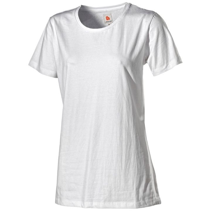 Stuttermabolur kvenna hvítur 6014B