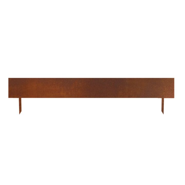 Beðkantur með jarðfestingu hrájárn 105cm Garden Life