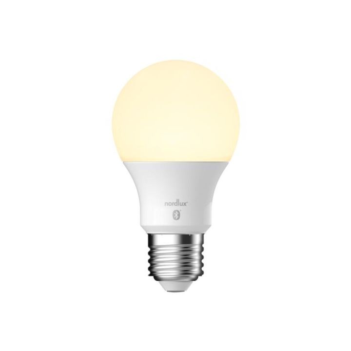 Snjallpera LED E27 hvít 2700K Nordlux 7,5W Ø60mm