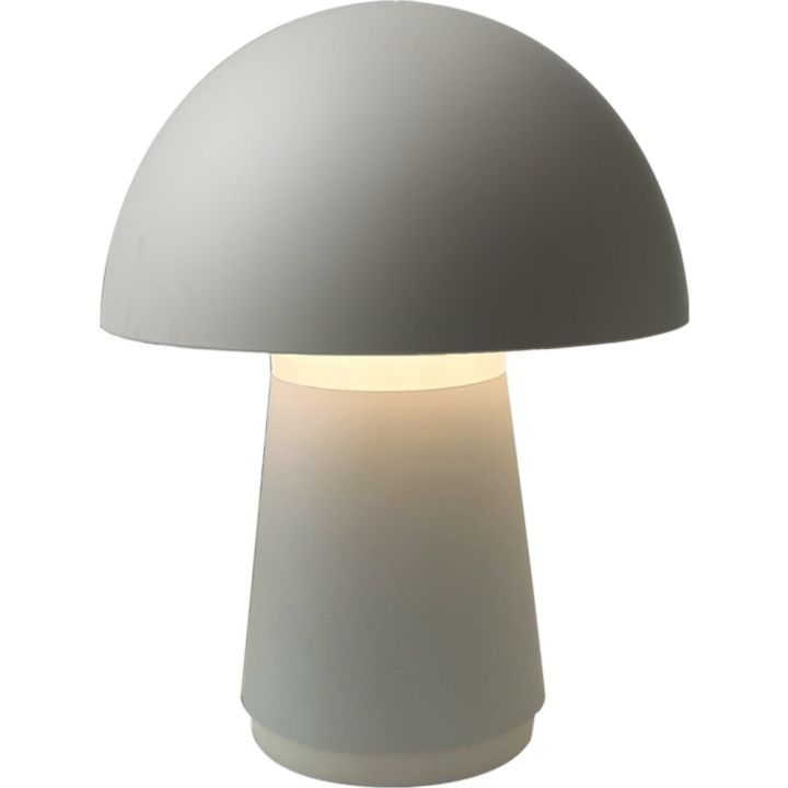 Borðlampi LED Touch IP44 Ø16x21,5 cm Taupe