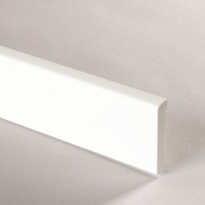 Gólflisti 12x57x3000mm Primo hvítur