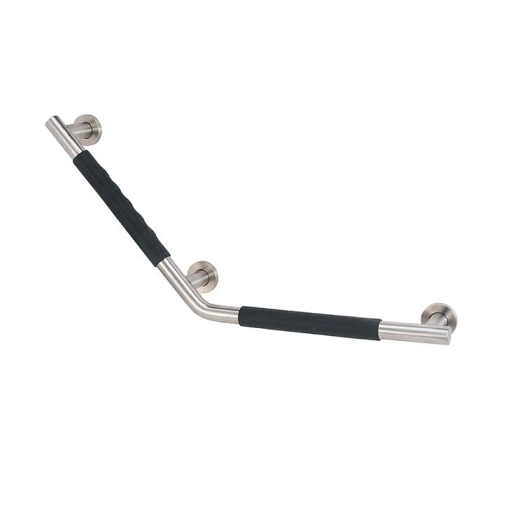 Handfang með beygju og gú mmí 63 cm Careosan ryðfrítt