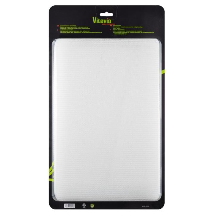 Skyggninet með vír hvítt 259x183cm Vitavia