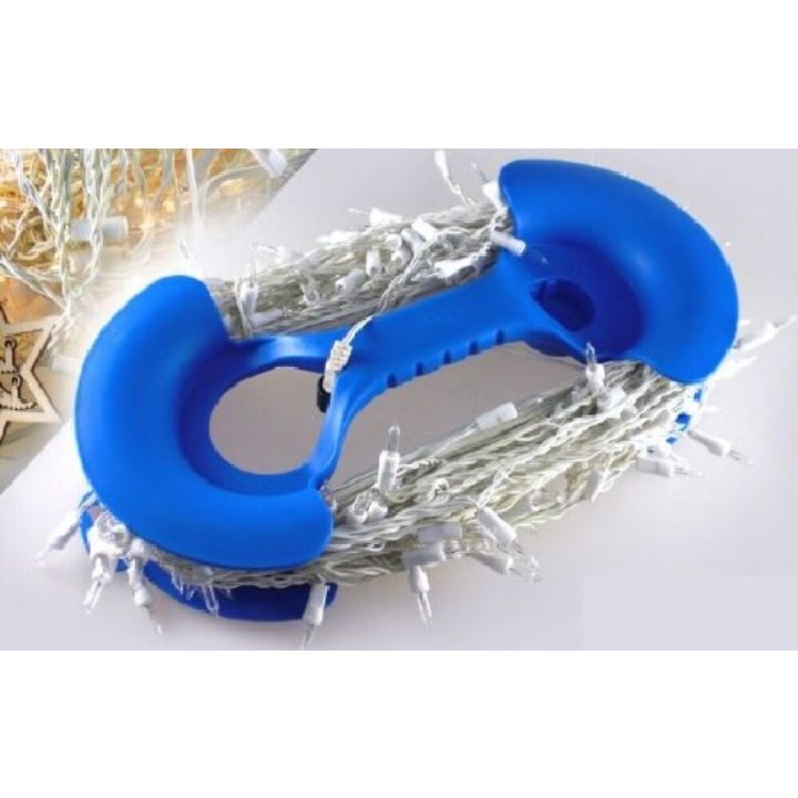 Kapalkefli fyrir rafmangssnúru blátt