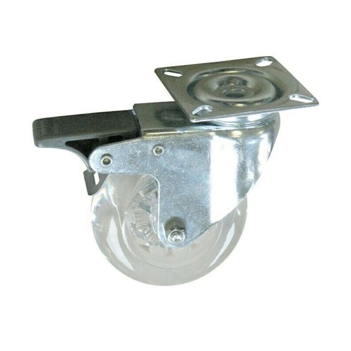 Snúningshjól með bremsu 50x20 mm Dörner & Helmer 40 kg