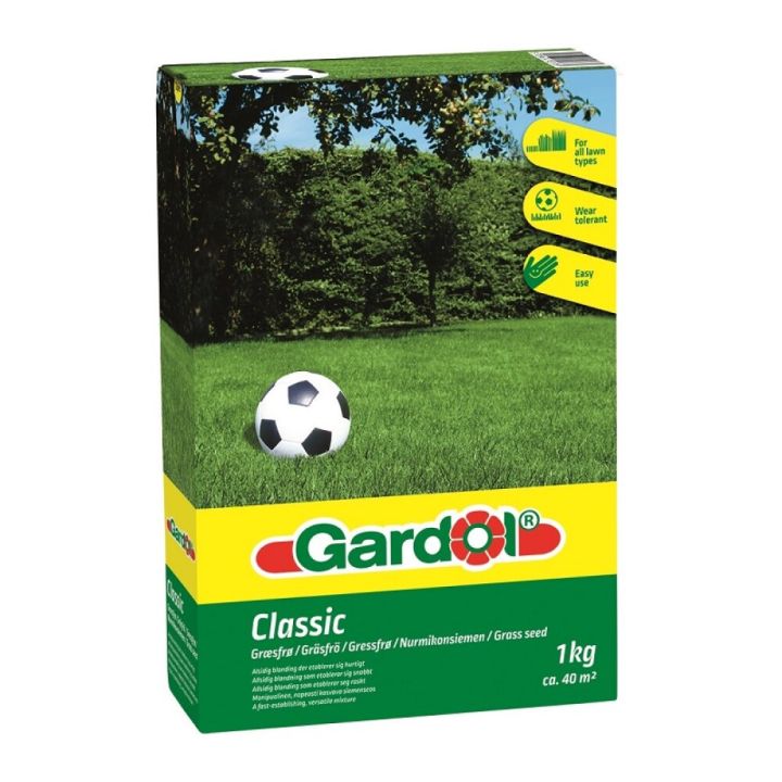 Grasfræ 40M² Gardol Classic 1kg