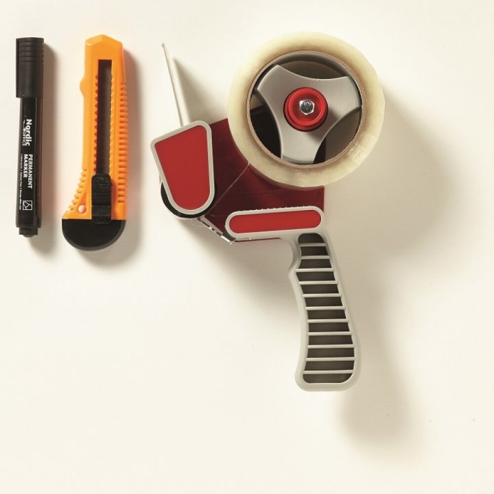 Innpökkunarsett með hníf túss og límbandsbyssu