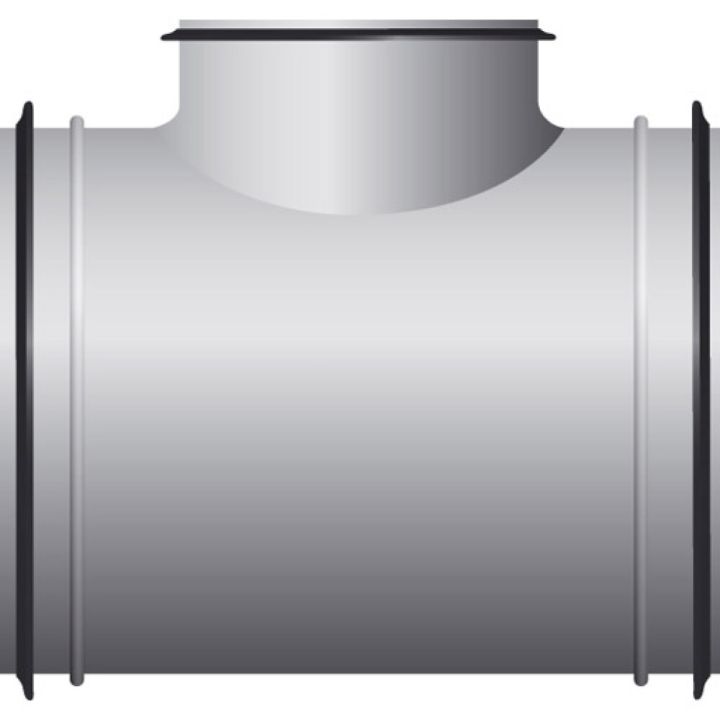 T-stykki Ø125/100 mm