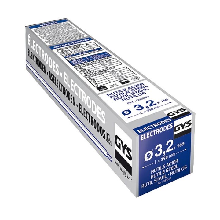 Pinnavír rútíl Ø3,2x350 mm 165 stk Gys