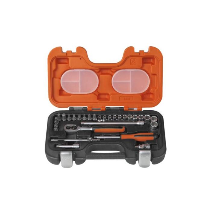 Topplyklasett 1/4" 29 hlutir 4-13 mm Bacho