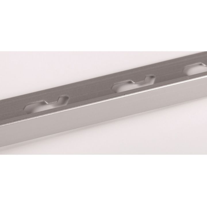 Flísaprófíll ferkantaður 2500x27x8 Wallmann matt ál 