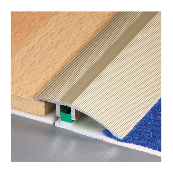 Teppalisti 90x4,5cm Logoclic rústfrítt stál